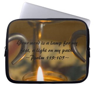 Psalm 119:105 Electronics Sleeve electronicsbag