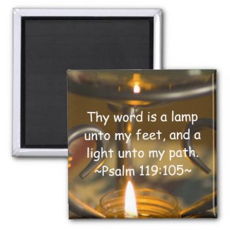 Psalm 119:105 Magnet