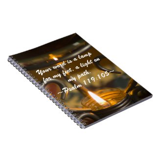 Psalm 119:105 Notebook notebook