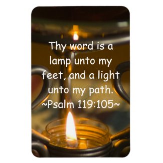 Psalm 119:105 Premium Magnet