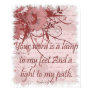 Psalm 119 Bible Verse Christian Poster