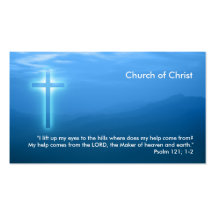 Psalm 121; 1-2 -Christian Business Card