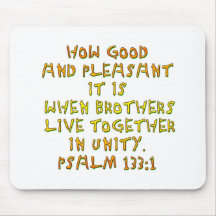Psalm 133:1 mouse pads