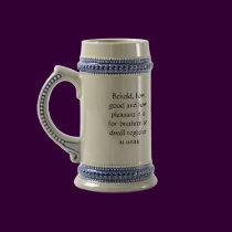 Psalm 133 Masonic Stein mugs