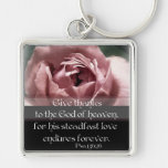 Psalm 136:26 key chain