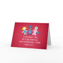 Psalm 139:14 greeting card