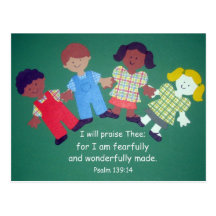 Psalm 139:14 post cards