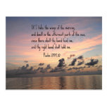 Psalm 139: 9,10 postcard