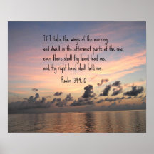 Psalm 139: 9,10 posters