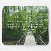 Psalm 16:11 French Creek Bridge Mousepad