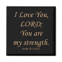 Psalm 18:1 magnets