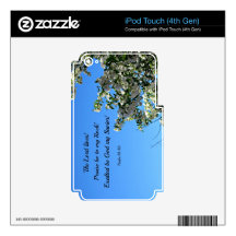 Psalm 18:46 The Lord lives! iPod Touch 4G Decal