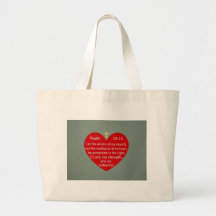 Psalm 19:14 tote bags