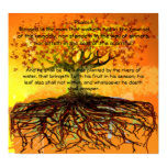 Psalm 1 Blessed Is The ManThat  Walketh Print