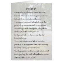 Psalm 23 Condolence Card