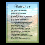 Psalm 23 Framable POSTER PRINT