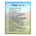 Psalm 23 Framable POSTER PRINT by RanchLady Psalm 23 Framable POSTER PRINT