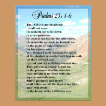 Psalm 23 Framable POSTER PRINT posters