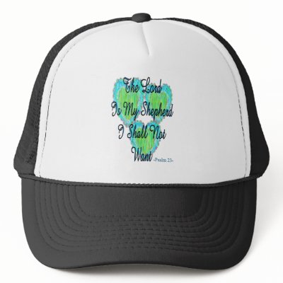 Psalm 23 hearts hats by gailg1957