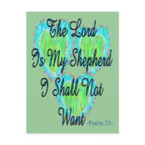 Psalm 23 hearts postcards by gailg1957 Psalm 23 hearts postcards