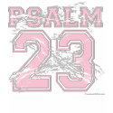 Psalm 23 Pink Sports Tee t-shirts by ellybean Psalm 23 Pink Sports Tee t-shirts