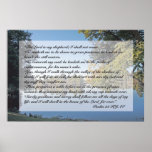 Psalm 23 Scripture Print