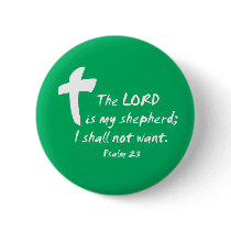 Psalm 23: The Lord is my Shepherd Buttons