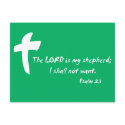 Psalm 23: The Lord is my Shepherd postcards