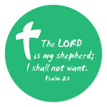 Psalm 23: The Lord is my Shepherd Stickers
