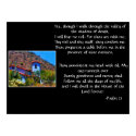 Psalm 23 with desert church print by mrsrnj Psalm 23 with desert church print