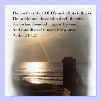 Psalm 24:1 posters
