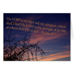 Psalm 27:1 at Dawn Cards