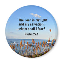 Psalm 27:1 fridge magnets