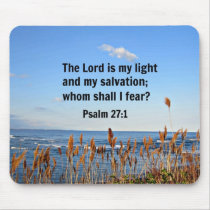 Psalm 27:1 mouse pads