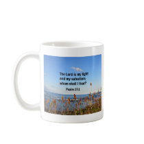 Psalm 27:1 coffee mug