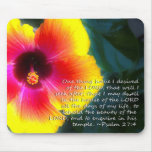 Psalm 27:4 mouse pad