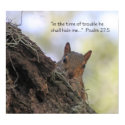 Psalm 27:5 Scripture Poster posters