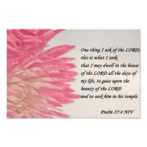 psalm 27 photo print