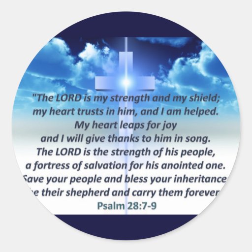 Psalm 28 7 9 Kjv