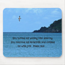 Psalm 30:11 mouse pads