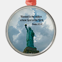 Psalm 33:12 ornaments