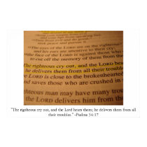 Psalm 34:17 posters by twelveDsigns Psalm 34:17 posters