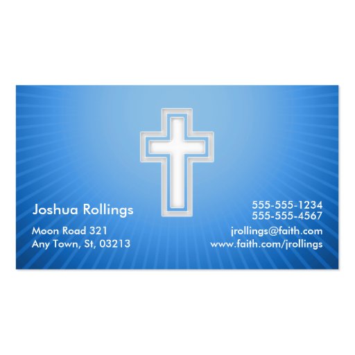 Psalm 37; 4-5 - Christian Business Card