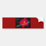 Psalm 37:4 Red Background Bumper Stickers