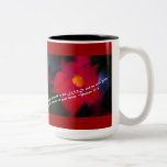 Psalm 37:4 Red Background Coffee Mug