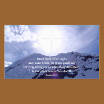 Psalm 43 Inspirational Wallet Cards profile cards by RanchLady Psalm 43 Inspirational Wallet Cards profile cards