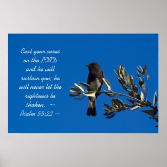 Psalm 55:22 posters