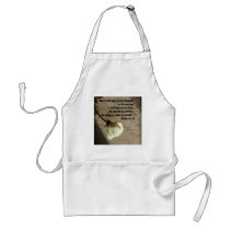 Psalm 59:16 White Rose Aprons