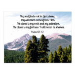 Psalm 62:1,2 post card