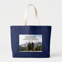 Psalm 62:1,2 tote bags